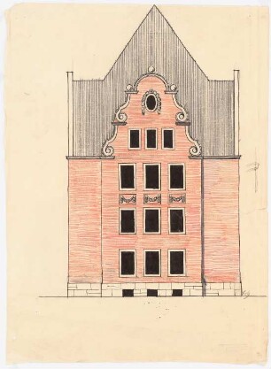 Mehrgeschossiges Wohnhaus: Ansicht