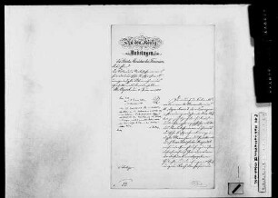 Stellen und Personal (1888-1891)