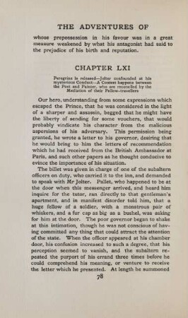 Chapter LXI. Peregrine is released - ...