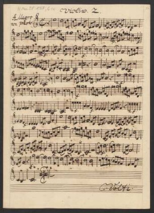 Sinfonia C-Dur (3 Stimmen)