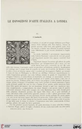 7: Le esposizioni d'arte italiana a Londra, [2]