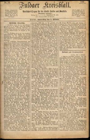 Ausgabe vom Donnerstag, den 02. Februar 1882.