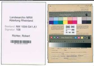 Entnazifizierung Robert Richter , geb. 08.04.1896 (Polizeibeamter)