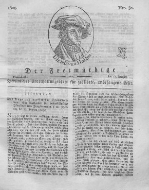 Nro. 30., Sonnabend, den 11. Februar 1809