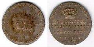 Deitschland, Sachsen-Weimar-Eisenach, Medaille auf das Reformationsjubiläum