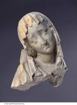 Fragment Kopf der Maria (Vesperbild)