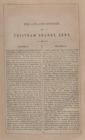 The life and opinions of Tristram Shandy, Gent.