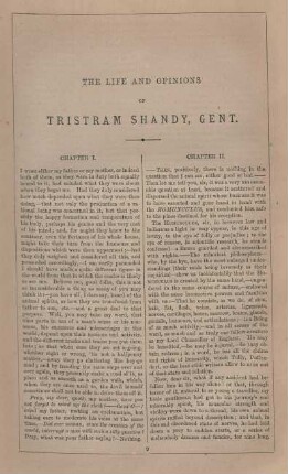 The life and opinions of Tristram Shandy, Gent.