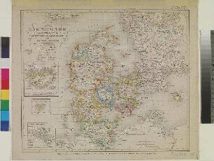 DAENEMARK und SCHLESWIG, HOLSTEIN und LAUENBURG auch Südl. Theil v. Schweden.