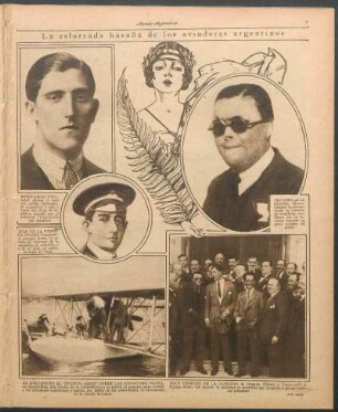 La esforzada hazaña de los aviadores argentinos [Fotografías]