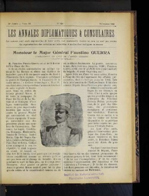 10e Année - Tome IX No 131 Novembre 1909