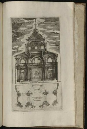 26. Alzata interno di San Gaetano di Vicenza. Pianta inferiore di S. Gaetano di Vicenza.