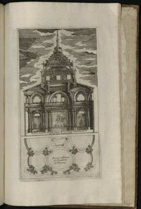 26. Alzata interno di San Gaetano di Vicenza. Pianta inferiore di S. Gaetano di Vicenza.