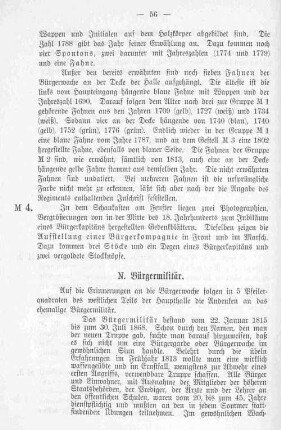 N. Bürgermilitär.