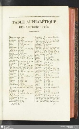 Table alphabétique des auteurs cités