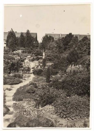 Zuckerraffinerie Fr. Meyers Sohn, Tangermünde Direktorwohnhaus: Direktorwohnhaus Garten