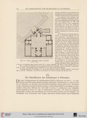 VII. Die Sakralbauten der Seldschuqen in Kleinasien