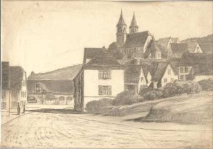 Dolmetsch, Heinrich; Gaisburg; Ev. Stadtkirche - Westseite (Ansicht)