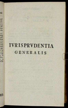 Jurisprudentia Generalis