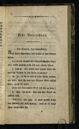 Erste Unterredung [-Siebenzehnte Unterredung]