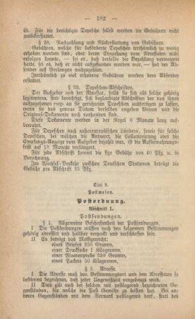 Titel 9. Postwesen