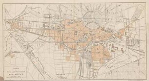 Plan der Haupt- und Residenzstadt Karlsruhe