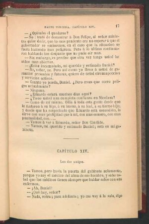 Capítulo XIV. - Los dos amigos.