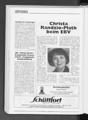 OK - Offene Kirche - Evangelische Frauenarbeit - Evangelische Familienbildung