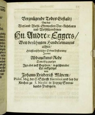 Vergnügende Todes-Gestalt