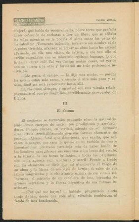 III - El abismo
