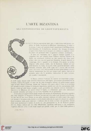 8: L' arte bizantina all'esposizione di Grottaferrata