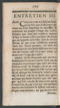 Entretien III