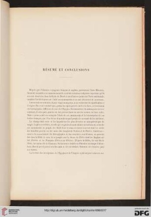 Résumé et conclusions