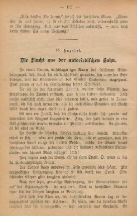 96. Kapitel. Die Flucht aus der unterirdischen Bahn.