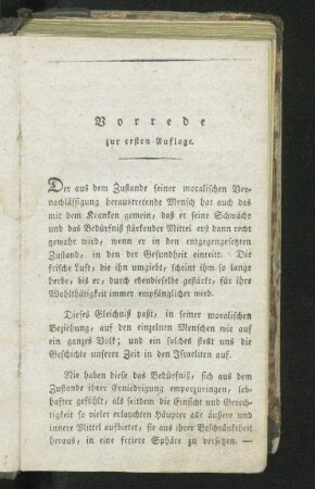 Vorrede zur ersten Auflage.