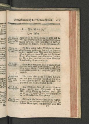 [Asien. II. - VII. Abschnitt.]