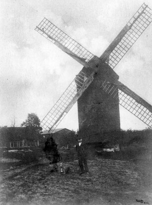 Windmühle Stepenitz in Pommern, Besitzer Arno Müller, Repro