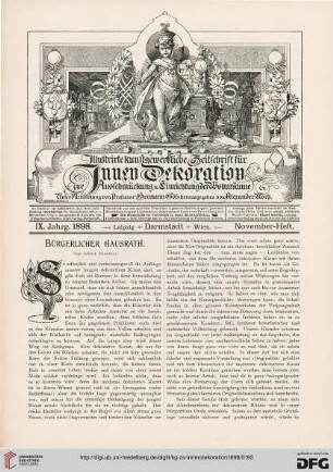 Bürgerlicher Hausrath