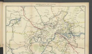 Tafel 4. Eisenbahnnetz von London.