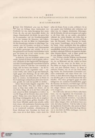 Rede zur Eröffnung der Frühjahrsausstellung der Akademie