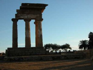 Griechischer Dioskuren-Tempel in Agrigent