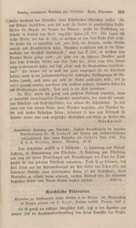 229-250 Kirchliche Literatur