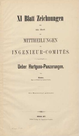 22,Zeichn.: XI Blatt Zeichnungen