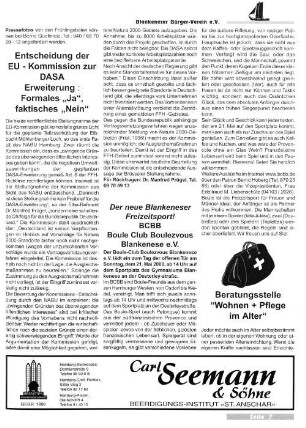 Entscheidung der EU-Kommission zur DASA Erweiterung: Formales "Ja", faktisches "Nein"