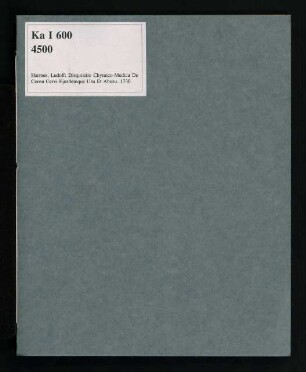 Disquisitio Chymico-Medica De Cornu Cervi Ejusdemque Usu Et Abusu