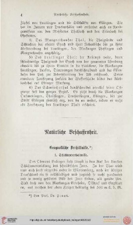 Natürliche Beschaffenheit