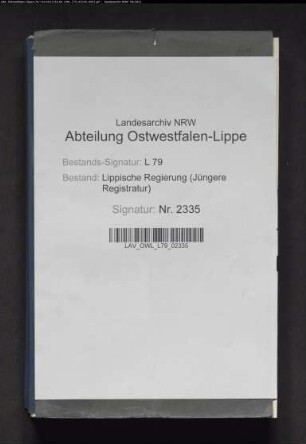 Gewerbliche Verhandlungen aus dem Amt Detmold, Band 1