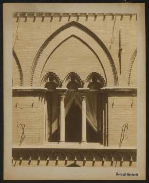 Palazzo Buonsignori, Siena: Ansicht eines Fensters
