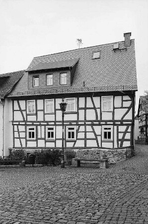 Untermühle (sog. Steinmetzmühle) (Wohnhaus, sog. Steinmetzmühle); Oberursel, Hollerberg 23