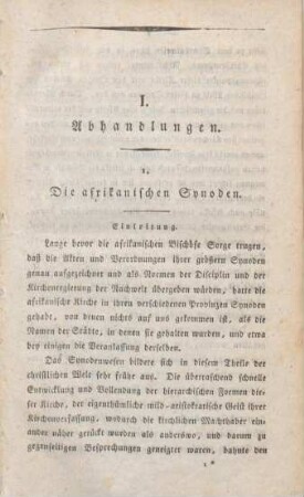 3-35 Die afrikanischen Synoden